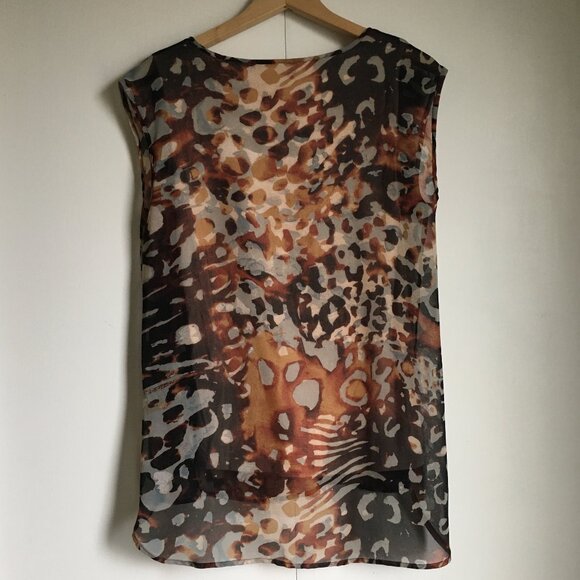 Soyaconcept Animal Print Two Layer Tank Top - Picture 2 of 15